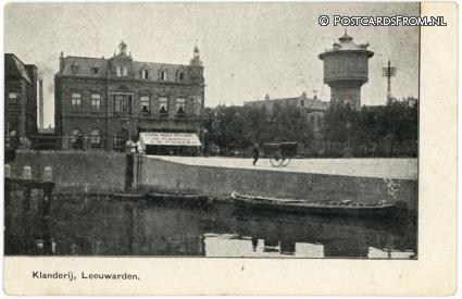 ansichtkaart: Leeuwarden, Klanderij