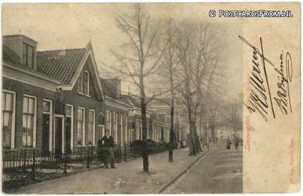 ansichtkaart: Leeuwarden, Achter de haven