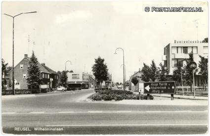 ansichtkaart: Reusel, Wilhelminalaan
