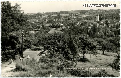Noorbeek, Panorama op het dorp ansichtkaart: Noorbeek, Panorama op het dorp