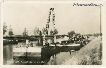 Maasbracht, Kanaal. Boven de Sluis ansichtkaart: Maasbracht, Kanaal. Boven de Sluis