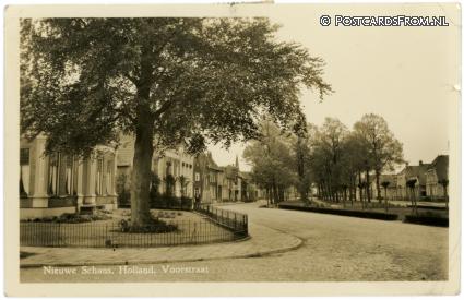 ansichtkaart: Bad Nieuweschans, Voorstraat