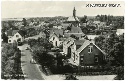 Burgh-Haamstede, Gezicht op Burgh ansichtkaart: Burgh-Haamstede, Gezicht op Burgh