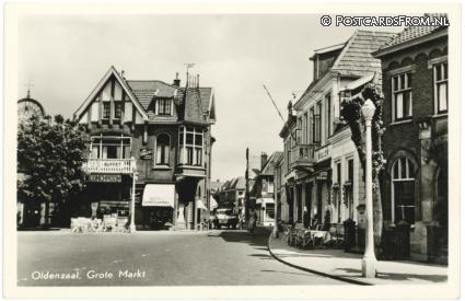 Oldenzaal, Grote Markt ansichtkaart: Oldenzaal, Grote Markt