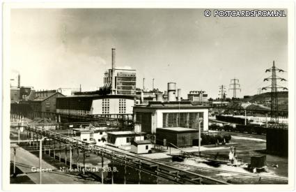 ansichtkaart: Geleen, Nitraatfabriek S.B.B.