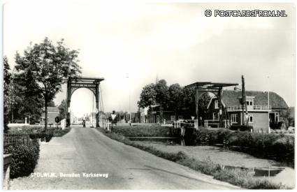 Stolwijk, Beneden Kerkseweg ansichtkaart: Stolwijk, Beneden Kerkseweg