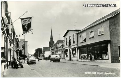 Hengelo GL, Spalstraat ansichtkaart: Hengelo GL, Spalstraat