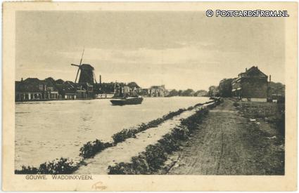 ansichtkaart: Waddinxveen, Gouwe
