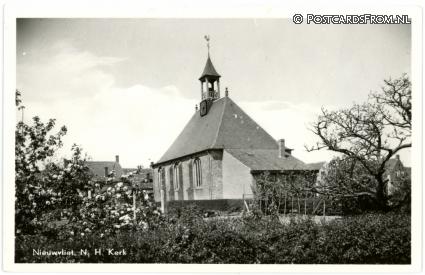 Nieuwvliet, N.H. Kerk ansichtkaart: Nieuwvliet, N.H. Kerk