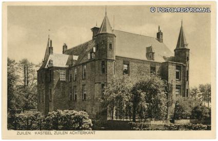 Haarzuilens, Kasteel Zuilen Achterkant ansichtkaart: Haarzuilens, Kasteel Zuilen Achterkant