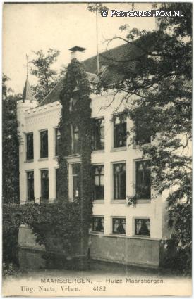 Maarsbergen, Huize Maarsbergen ansichtkaart: Maarsbergen, Huize Maarsbergen