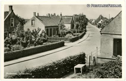 Melissant, Julianaweg ansichtkaart: Melissant, Julianaweg