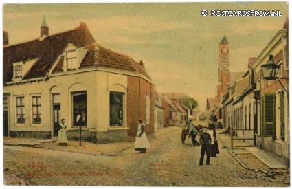 ansichtkaart: Axel, Kerkdreef
