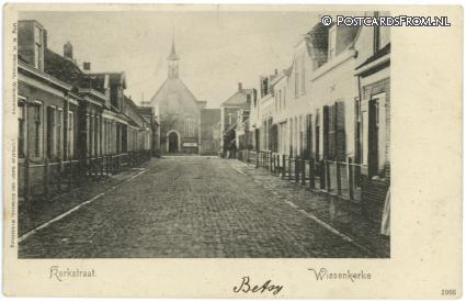 ansichtkaart: Wissenkerke, Kerkstraat