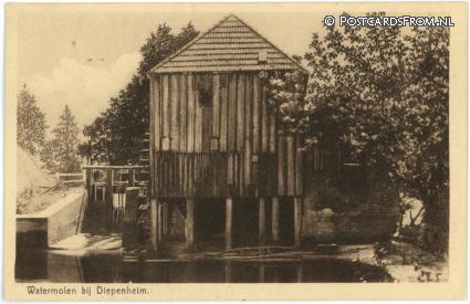 Diepenheim, Watermolen ansichtkaart: Diepenheim, Watermolen