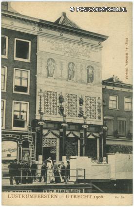 ansichtkaart: Utrecht, Lustrumfeesten 1906