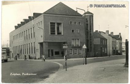 ansichtkaart: Zutphen, Postkantoor