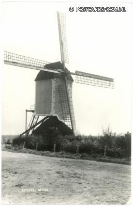 ansichtkaart: Kessel LB, Molen