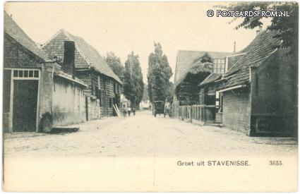 ansichtkaart: Stavenisse, Groet uit