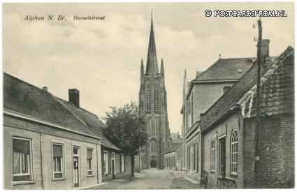 ansichtkaart: Alphen NB, Hemelstraat