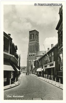 ansichtkaart: Oss, Kerkstraat