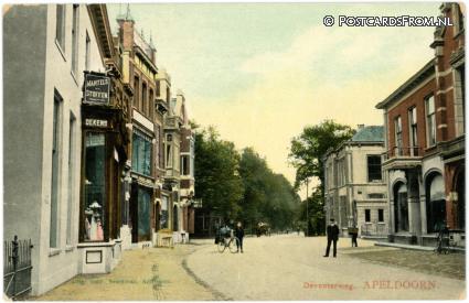 ansichtkaart: Apeldoorn, Deventerweg