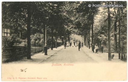 ansichtkaart: Bussum, Huizerweg
