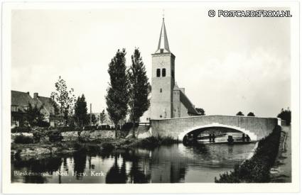Bleskensgraaf, Ned. Herv. Kerk ansichtkaart: Bleskensgraaf, Ned. Herv. Kerk