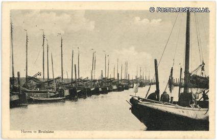 ansichtkaart: Bruinisse, Haven