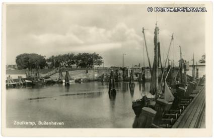 Zoutkamp, Buitenhaven ansichtkaart: Zoutkamp, Buitenhaven