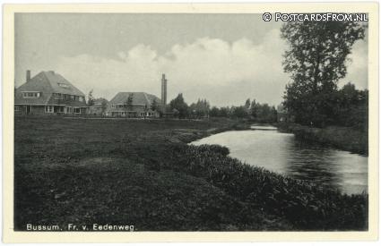 ansichtkaart: Bussum, Fr. v. Eedenweg