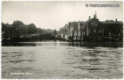 ansichtkaart: Puttershoek, Haven