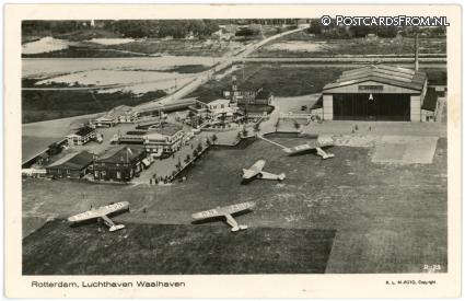 ansichtkaart: Rotterdam, Luchthaven Waalhaven
