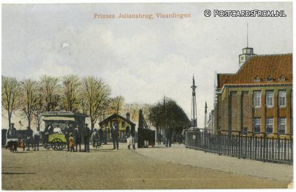 Vlaardingen, Prinses Julianabrug ansichtkaart: Vlaardingen, Prinses Julianabrug