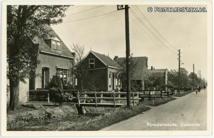 ansichtkaart: Rijnsaterwoude, Zuideinde