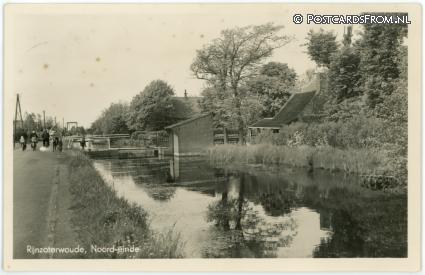 ansichtkaart: Rijnsaterwoude, Noord-einde