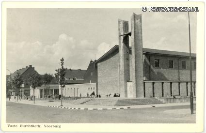 Voorburg, Vaste Burchtkerk ansichtkaart: Voorburg, Vaste Burchtkerk