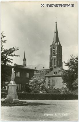 ansichtkaart: Vlijmen, R.K. Kerk