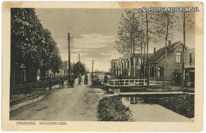 ansichtkaart: Waddinxveen, Brugweg