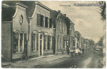 Waddinxveen, Dorpstraat ansichtkaart: Waddinxveen, Dorpstraat