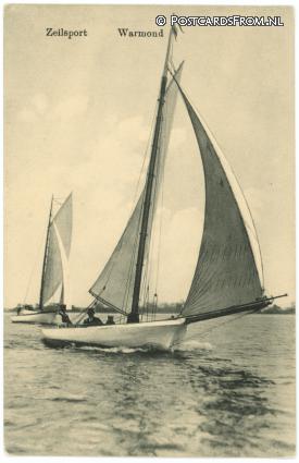 ansichtkaart: Warmond, Zeilsport