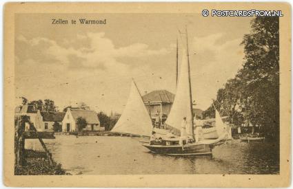 ansichtkaart: Warmond, Zeilen te Warmond