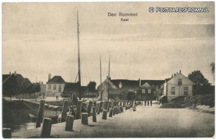Den Bommel, Kaai ansichtkaart: Den Bommel, Kaai