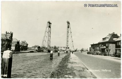 Waddinxveen, Hefbrug ansichtkaart: Waddinxveen, Hefbrug