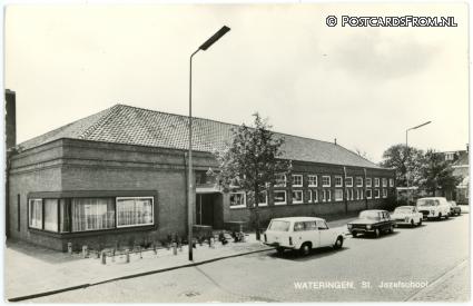 Wateringen, St. Jozefschool ansichtkaart: Wateringen, St. Jozefschool