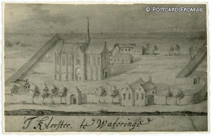 Wateringen, 't Klooster ansichtkaart: Wateringen, 't Klooster