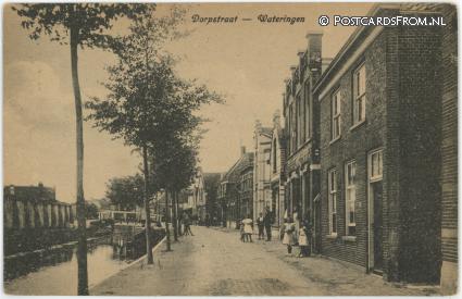 Wateringen, Dorpstraat ansichtkaart: Wateringen, Dorpstraat