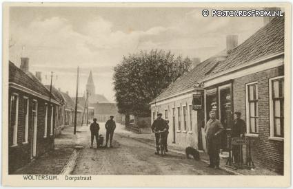 ansichtkaart: Woltersum, Dorpstraat