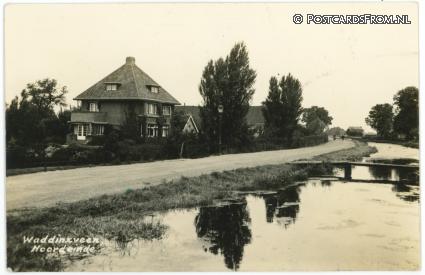 Waddinxveen, Noordeinde ansichtkaart: Waddinxveen, Noordeinde
