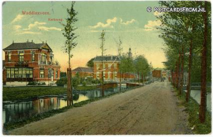 ansichtkaart: Waddinxveen, Kerkweg